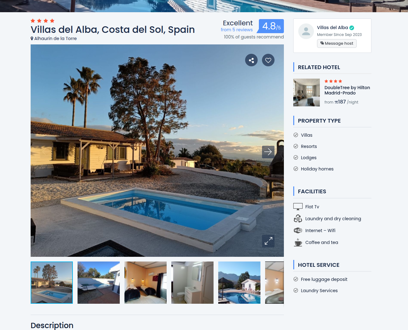 Accommodation property detail